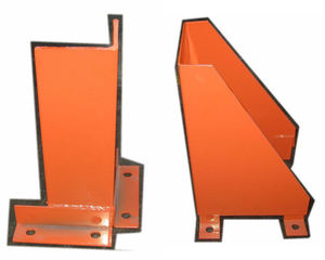 Protecteur Droit en acier Enduit de Poudre de Support de Palette En Acier Protecteur Vertical - Product Image 1