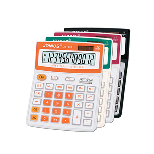 工厂直接美丽的太阳能 12 位数字桌面计算器与 2 种方式的力量 - Product Image 1
