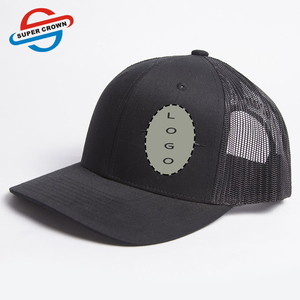 Alta calidad unisex <span class=keywords><strong>dos</strong></span> Tono de sarga de algodón camionero 6 paneles de malla gorras de béisbol - Product Image 3