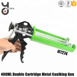 <span class=keywords><strong>Pistolet</strong></span> à calfeutrer double acier robuste de 400 ml pour la construction, manuel, industriel, bricolage, <span class=keywords><strong>pistolet</strong></span> de collage de panneaux - Product Image 4