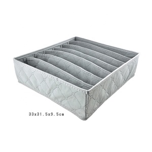 Kotak penyimpanan pakaian dalam, 3 buah serbaguna Set laci pembagi <span class=keywords><strong>Organizer</strong></span> lemari rumah pembagi penyimpanan untuk pengaturan pakaian - Product Image 4