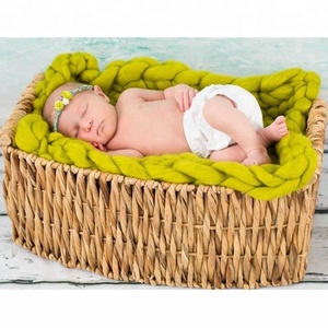Pasgeboren Zachte Dikke Tapijt Voor Foto <span class=keywords><strong>Baby</strong></span> Fotografie <span class=keywords><strong>Props</strong></span> Deken Gebreide Chunky Gooi <span class=keywords><strong>Baby</strong></span> Deken