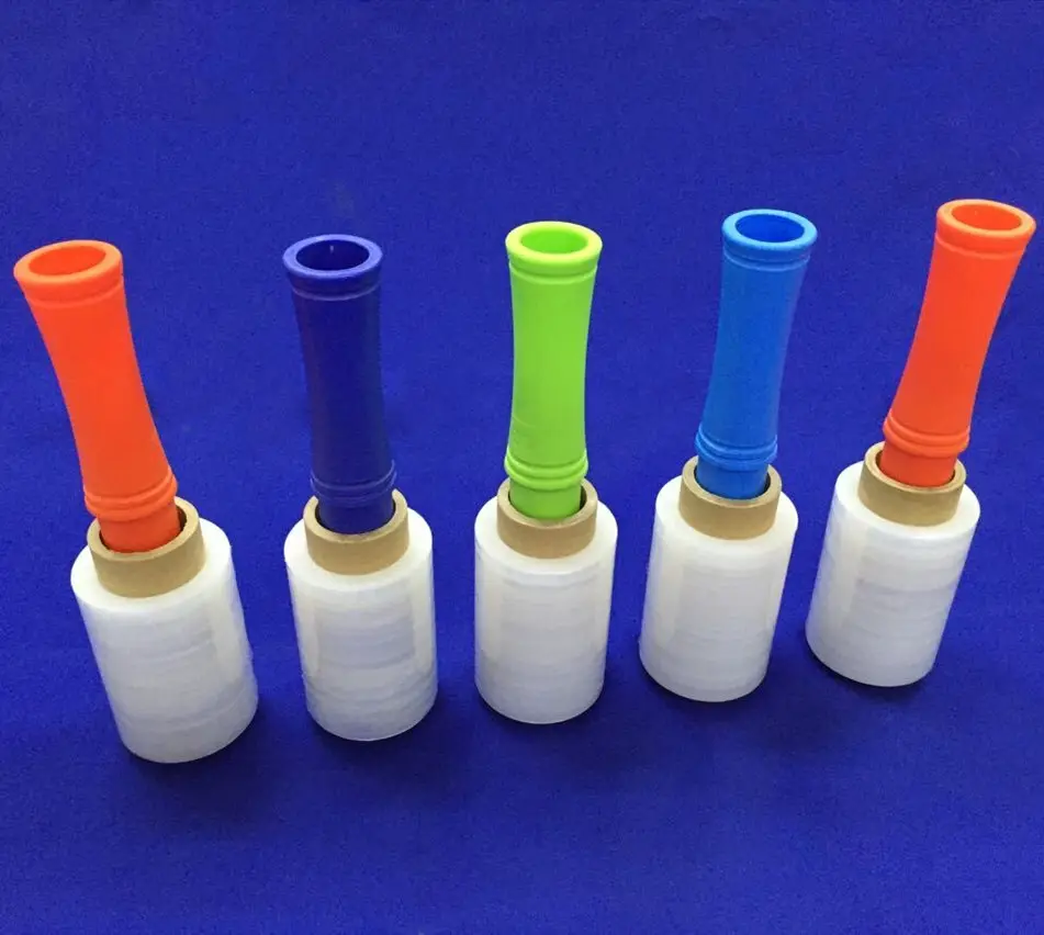 38mm inner diameter protective hand color plastic handle for stretch film