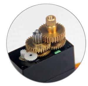 Feetech FT90MR หุ่นยนต์ดิจิตอลขนาดเล็ก9g <span class=keywords><strong>360</strong></span>องศานาโนเซอร์โวชิ้นส่วนควบคุม PWM RC & ACC พร้อมหมุนต่อเนื่องสำหรับของเล่นเด็กผู้ชาย - Product Image 2