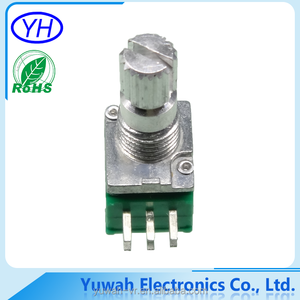 Wholesale China By personalized 9mm Carbon Film 6 pins swivel Linear b 50k volume double potentiometer a50k - Product Image 2