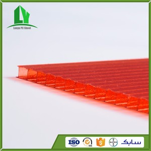 10mm lámina de <span class=keywords><strong>policarbonato</strong></span> <span class=keywords><strong>alveolar</strong></span> pc hoja de nido de abeja - Product Image 2
