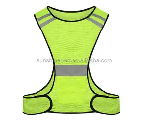 定制运动网格背心反光安全网背心网格 hi-vis 背心