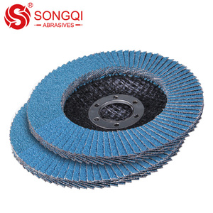 <span class=keywords><strong>Disque</strong></span> à lamelles de grain 115mm 80/120 pour le polissage de l'acier inoxydable - Product Image 5