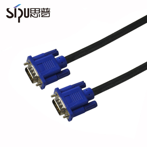 Sipu buena calidad macho a macho <span class=keywords><strong>3</strong></span> + <span class=keywords><strong>2</strong></span> VGA a VAG cable con enchufe azul 1.5 m hecho en China - Product Image 2