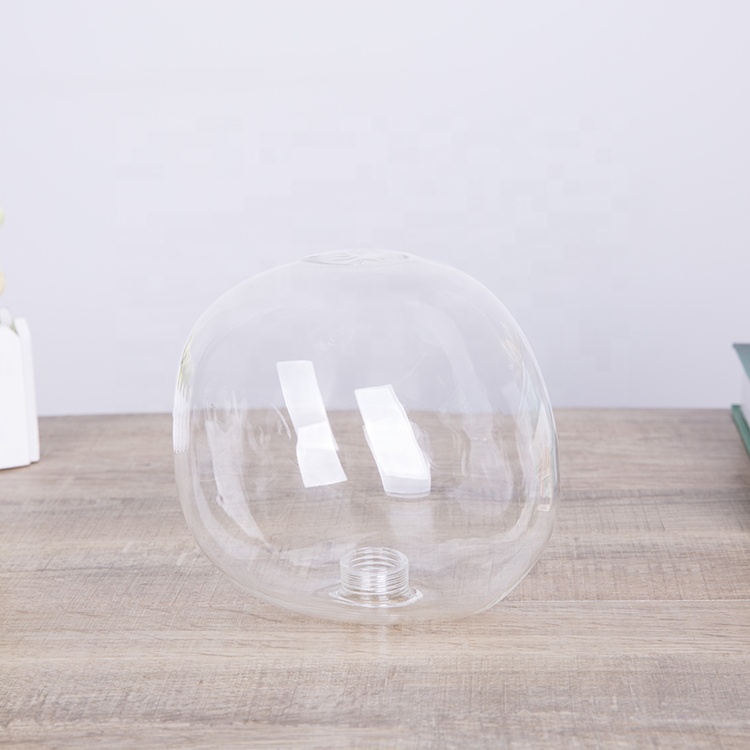 Круглые прозрачные лампы из боросиликатного стекла произвольной формы с абажуром с винтовыми зубьями G9