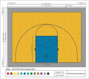 Modulares Bodens ystem Kunststoff gitter Bodenbelag Entwässerung fliesen Indoor-Basketball platz Kosten - Product Image 5