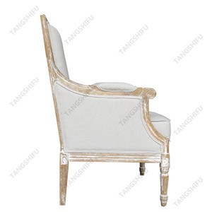Français style loisirs royal classique exposés bois cadre beige chaise trône <span class=keywords><strong>roi</strong></span> - Product Image 3