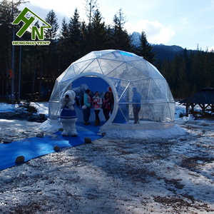 Tienda de Casa de cúpula geodésica a prueba de nieve iglú de bola de media <span class=keywords><strong>Esfera</strong></span> de alta calidad a la venta con precio de fábrica - Product Image 6
