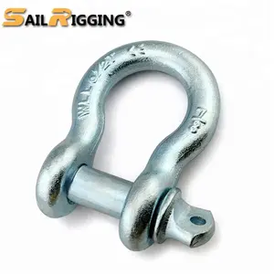 Hardware Marina nos tipo de Metal galvanizado forjado de tornillo de anclaje grillete