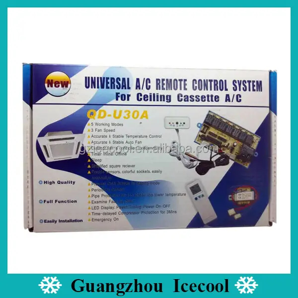 QUNDA เพดาน Cassette A/C Universal ระบบควบคุม Pcb Board QD-U30A