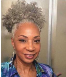 100 virgen clip en extensiones de cabello humano rizado indio, pelo natural <span class=keywords><strong>afro</strong></span> rizado <span class=keywords><strong>remy</strong></span>, cabello gris rizado <span class=keywords><strong>remy</strong></span> 120g - Product Image 4