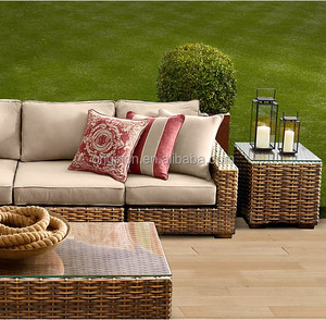 Combinación diseñado salón rattan, sofá y <span class=keywords><strong>mesa</strong></span> de café de jardín hotel muebles de exterior - Product Image 2