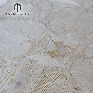 Sàn Gỗ Lát Gỗ Sồi Tùy Chỉnh Theo Phong Cách Châu Âu Bằng Đồng Thau Khảm Sàn Gỗ Cẩm Thạch - Product Image 4