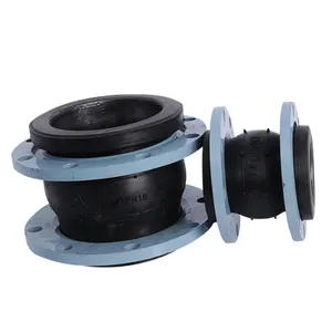 DIN standard flange type rubber compensator flexible expansion pipe joint