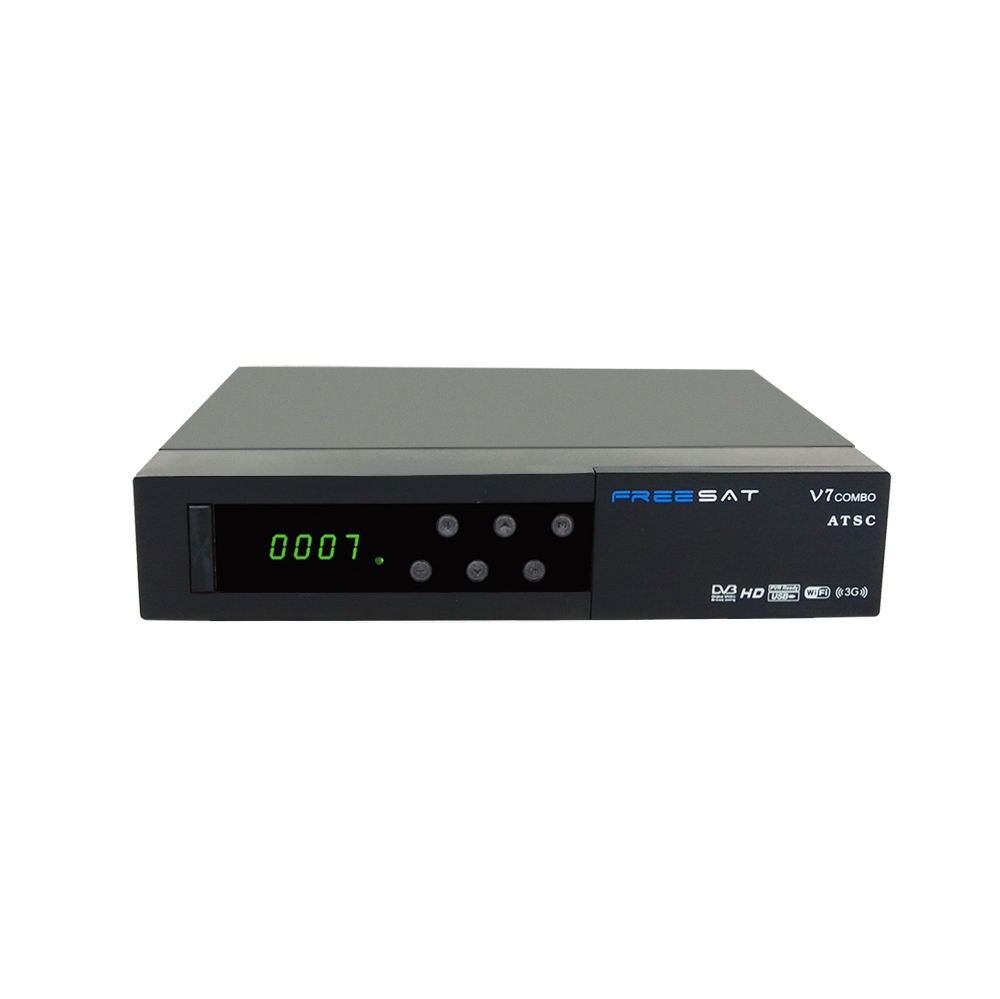 Freesat V7 Combo DVB-S2 + ATSC DVB TV receptor de satélite apoyo cccam Biss Powervu