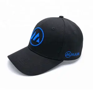 定制棉斜纹 6 面板高尔夫球帽 3d 粉扑刺绣弯曲的条例草案 snapback 帽