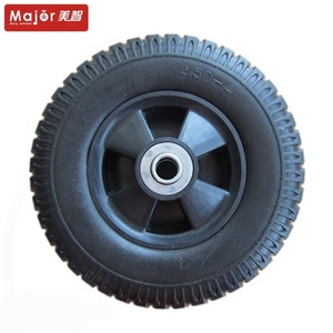 8-Zoll-Schaumwagenrad für Kinder Vollreifen Barrow Ersatzteile Solid <span class=keywords><strong>Caster</strong></span> Wheels - Product Image 3
