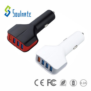 Carga rápida 5 V 6.2A USB tipo C adaptador, <span class=keywords><strong>4</strong></span> puertos cargador rápido carga <span class=keywords><strong>al</strong></span> mismo tiempo - Product Image 2