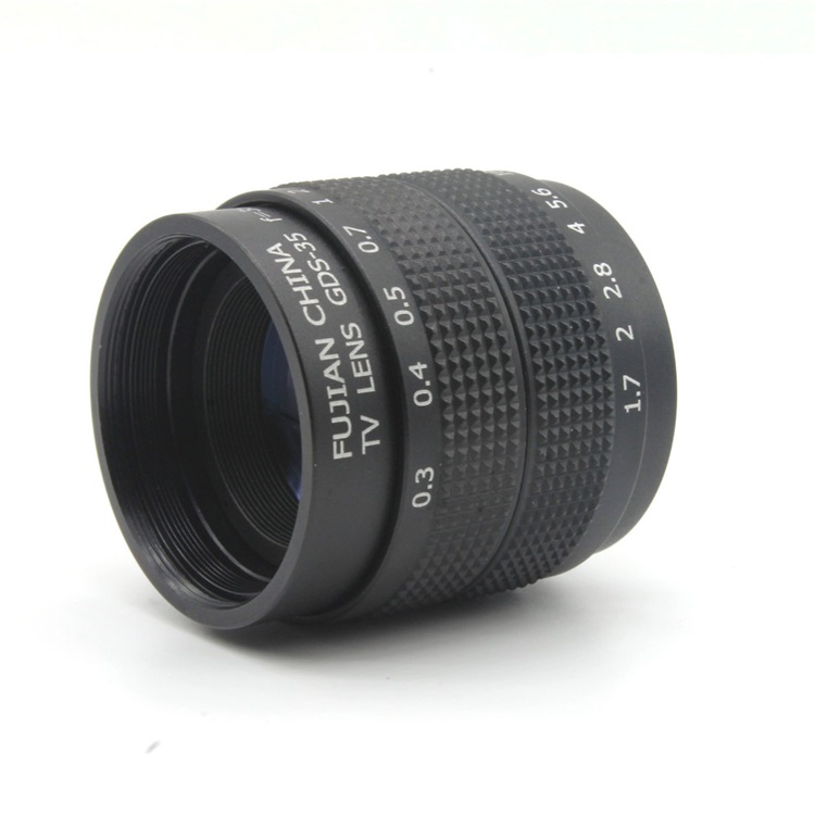 Fujian 35mm F1.7 CCTV Lens for Micro 4/3 Cameras