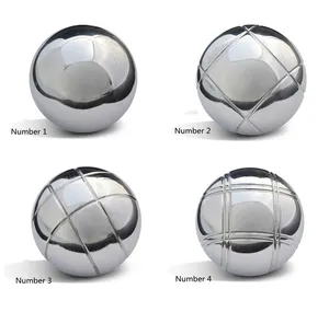 METAL PETANQUE WITH 73MM SILVER BALLS FRENCH BOCCE BALL SET GRASS BALL TRAVEL CASE