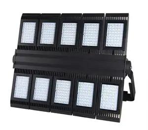 Iluminación de mástil alto, 60000 lúmenes, 90000 lúmenes, 100000 lúmenes, 400W, 600 W, 1KW, foco reflector LED