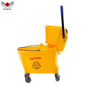 Fábrica confiable 32L solo cubo de plástico Durable Lado de prensa de acero RP <span class=keywords><strong>Winger</strong></span> cubo toalla <span class=keywords><strong>Winger</strong></span> con ruedas para Hotel - Product Image 1