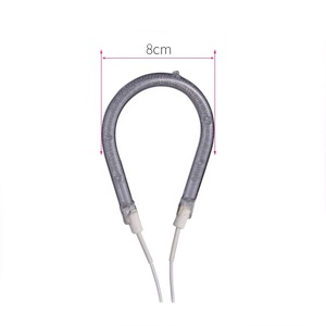 150w 250w 500w 1000w 1500w <span class=keywords><strong>2kw</strong></span> Infrarot-Heiz lampe Industrielle Infrarot-IR-Ring-Rund lampen Emitter heizung für Backofen