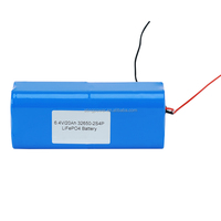 IFR32650-2S4P ATing kustom 6.4V 20Ah LiFePO4 paket baterai Lithium Ion kinerja tinggi CE/ROSH/garansi 2 tahun bersertifikat
