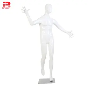 Male Full Body Fashion Pose Mannequin For Gym Sports Clothes Display Athletic Dummy Mannequin