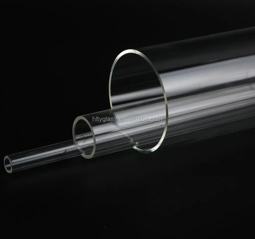 high quality Large diameter borosilicate glass tube from china