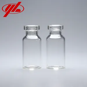 2R 3ml स्पष्ट दवा तटस्थ Borosilicate ग्लास टीका बोतल शीशी