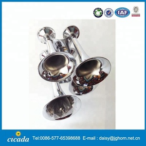Chrome Molto Forte 152dB 4/Quattro Tromba Suono del Treno Tromba D'aria Base In Metallo - Product Image 2