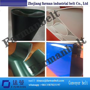 Mavi düz etiketleme makinesi için sünger ile kemerler plastik konveyör bant - Product Image 6