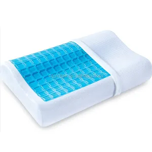 Travesseiro terapêutico do gel da espuma da memória do sono bem refrigerante