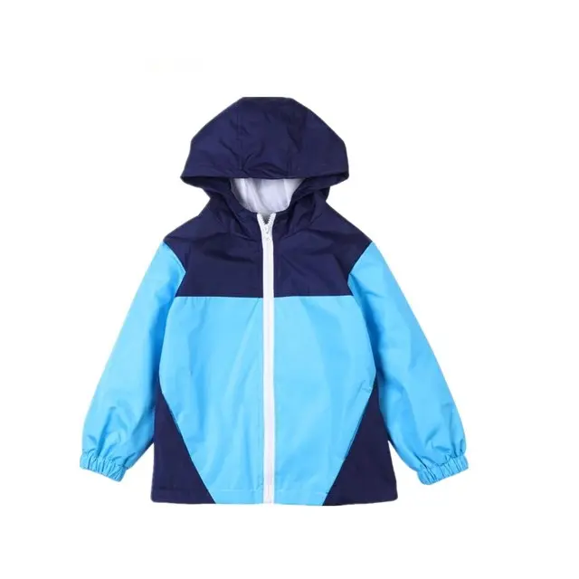 Custom made elegante design multi colore ragazzi pioggia giacca per i bambini