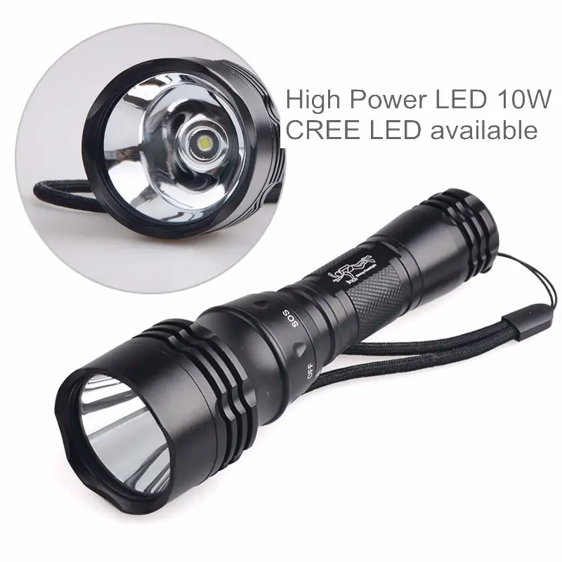 2000lm ip68 lanterna submersível, à prova d' água, para mergulho, 10w, xml l2 t6, lanterna led, mergulhador, profundo, 100 m