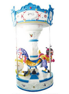 Mini clásico de lujo niños caballos de carrusel/viejo parque de diversiones paseos en venta/carrusel musical QX-11113B - Product Image 2