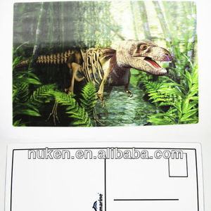 3d <span class=keywords><strong>dinasaur</strong></span> lenticular tarjeta postal - Product Image 1