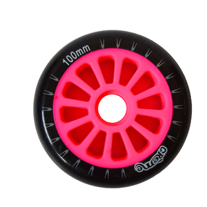 Ruedas de patines en línea profesionales Hondar de 110mm de cuero PVC + terciopelo para patines de ruedas para adultos - Product Image 3