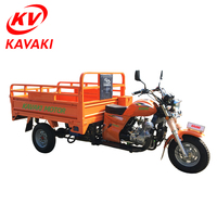 Scooter à vente chaude 200cc Tuk Tuk Motocyclette 4 temps automatique Déchargement moteur Lifan Remorque de fret Adultes 3 roues Motocyclettes