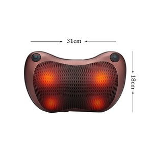 Gran oferta, almohada de viaje multiusos para el cuello, función de masaje de calor vibratorio, espalda, cuerpo, pierna, cintura, hombro, cabeza, brazo, cadera, pies - Product Image 4