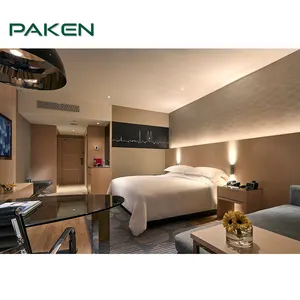 Giải pháp nội thất khách sạn trọn gói hiện đại, bộ nội thất phòng ngủ khách sạn 5 sao với thiết kế - Product Image 2