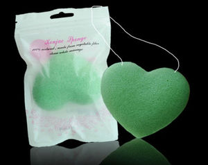 Nouveau 100% thé vert naturel Konjac <span class=keywords><strong>visage</strong></span> éponge japon Konjac éponge éponges naturelles à vendre - Product Image 2
