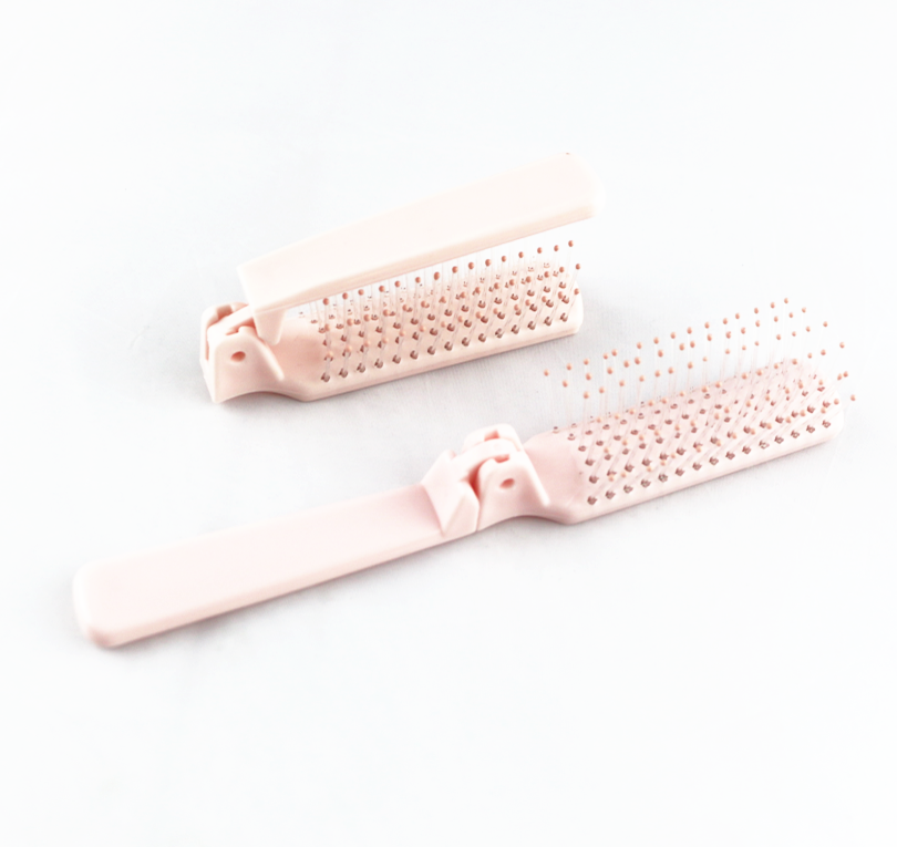 Пластиковые дешевые складные расчески для отелей, дорожная расческа