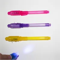 Stasioner Keamanan Marker Pen dengan Sinar UV, Disesuaikan Spypen dan Tak Terlihat Sinar UV Pena untuk Anak-anak dan Orang Dewasa